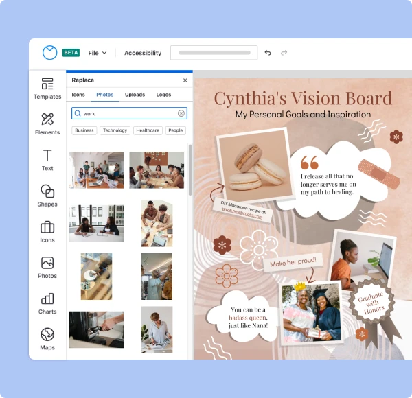 What is a vision board?