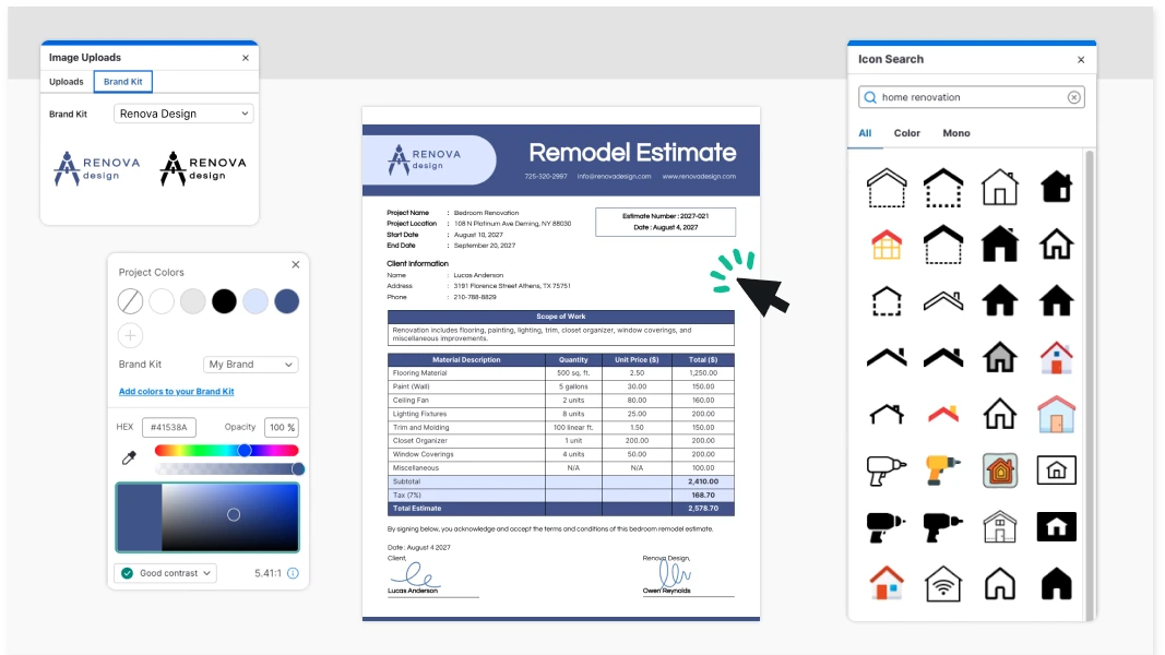 Venngage Estimate Maker