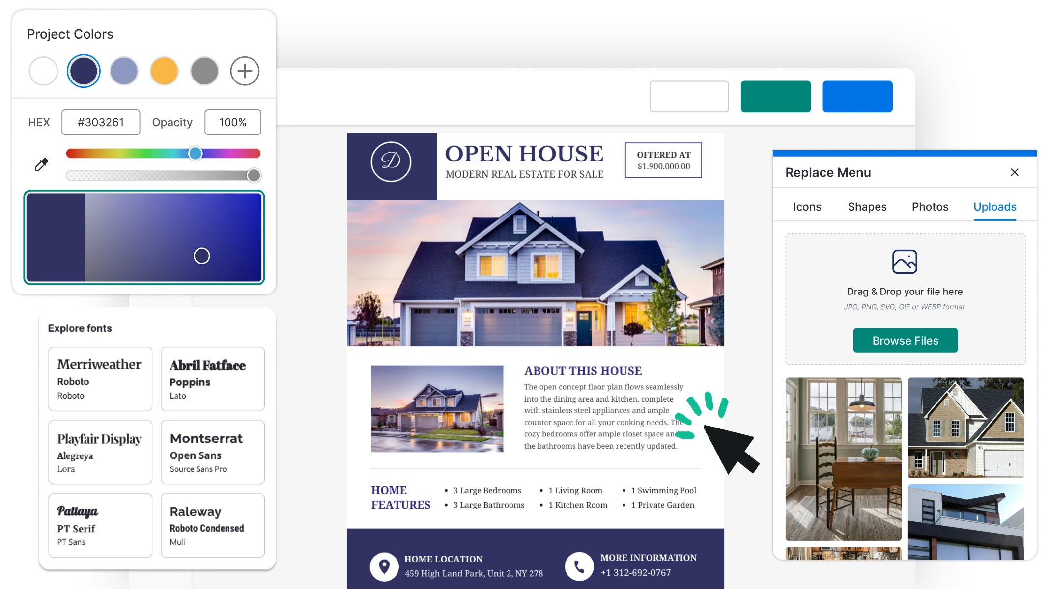 Free Online Real Estate Flyer Maker 