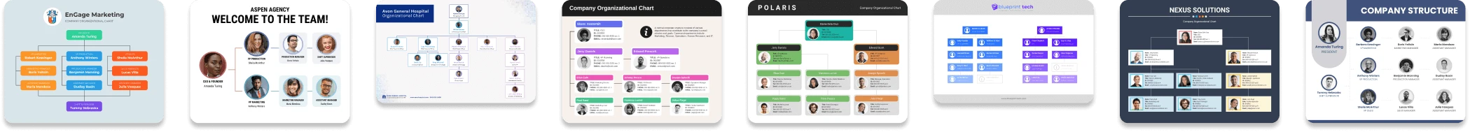 Organizational Chart Templates 