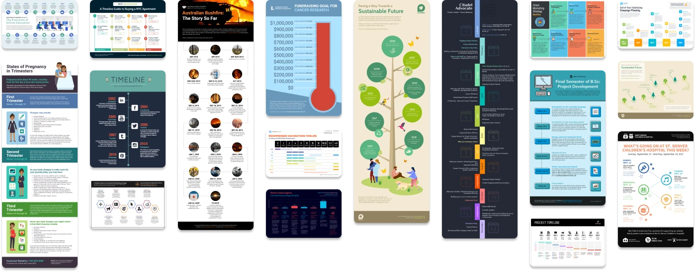 Timeline Infographics Templates