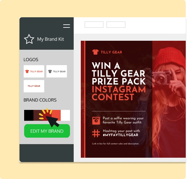 Tailor your Instagram designs to match your brand's identity