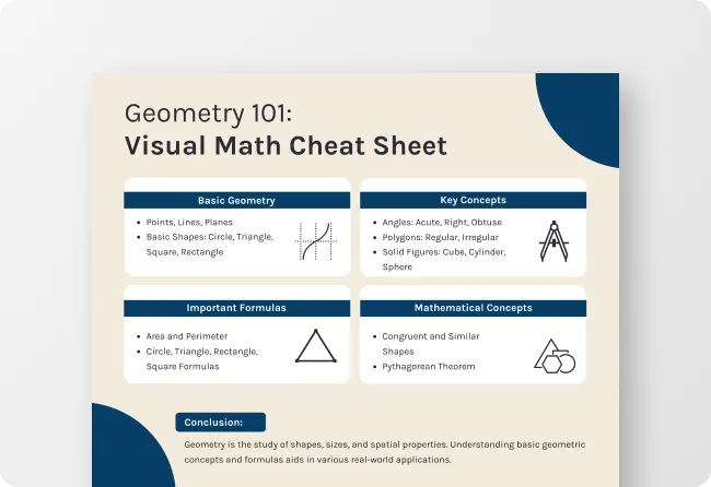 Cheat Sheet Generator