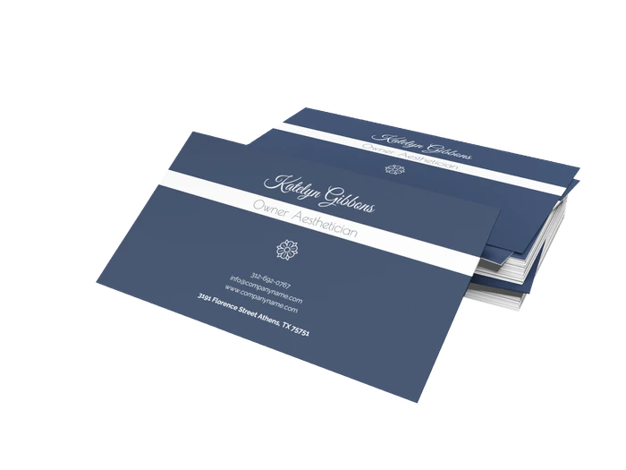 Aesthetician Business Card Templates