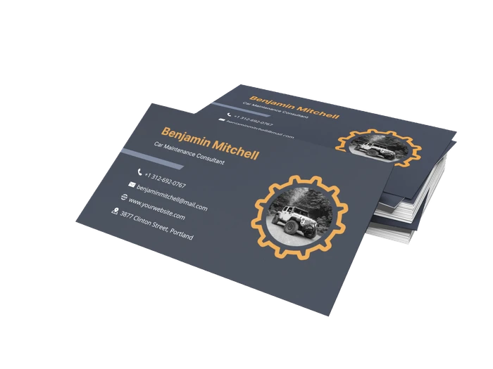 Automotive Business Card Templates