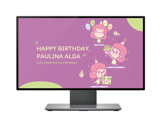 birthday presentation templates