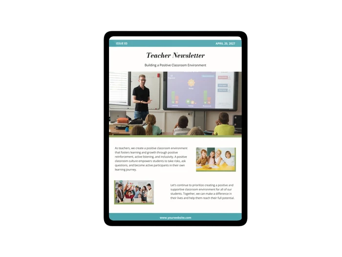 Classroom Newsletter Templates