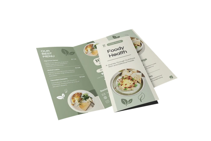 food brochure templates