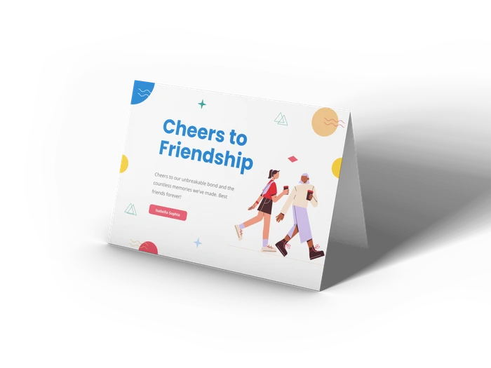 friendship card templates