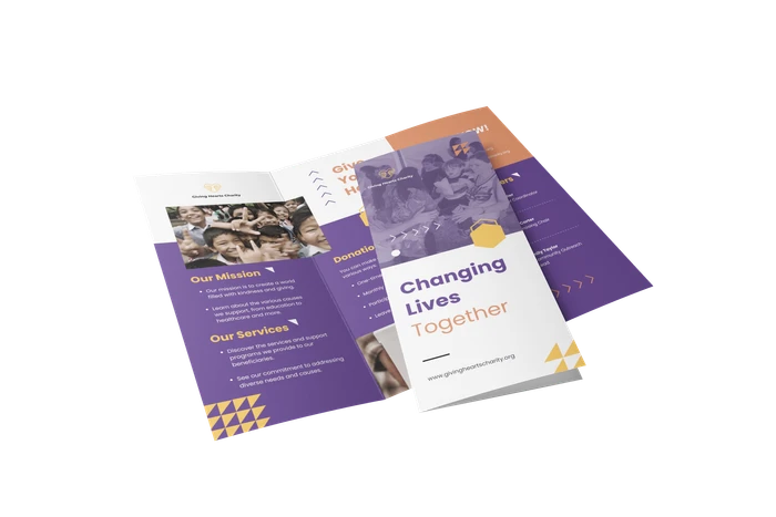 fundraising brochure templates