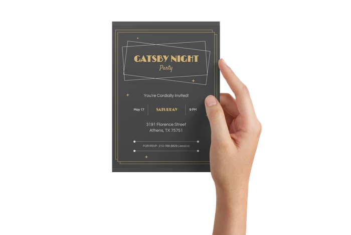 gatsby invitation templates