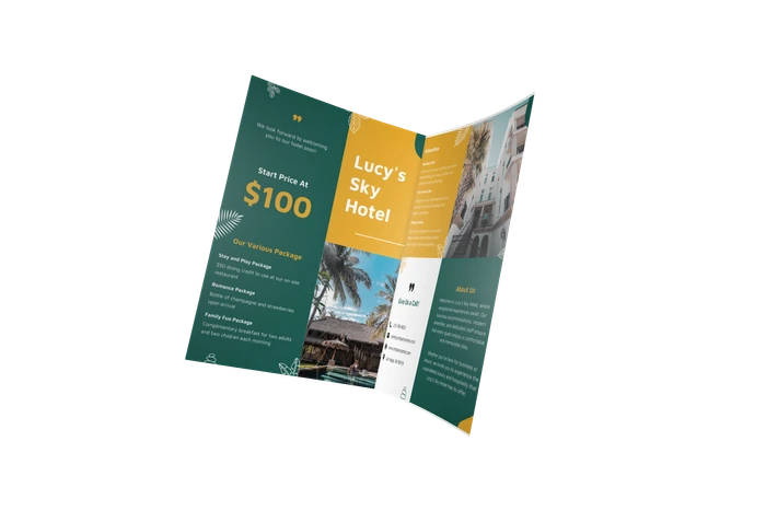 Hotel brochure templates