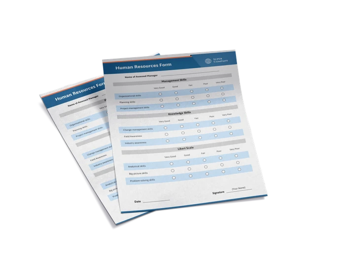 hr form templates