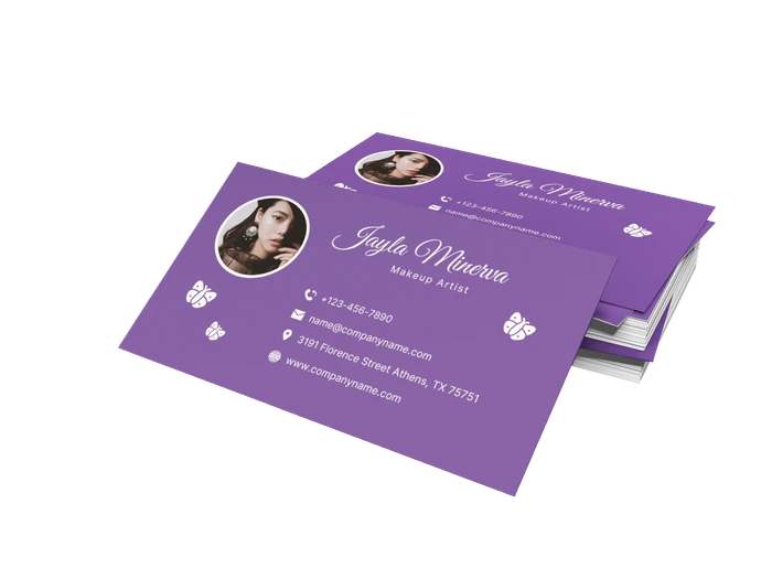 makeup artist business cards