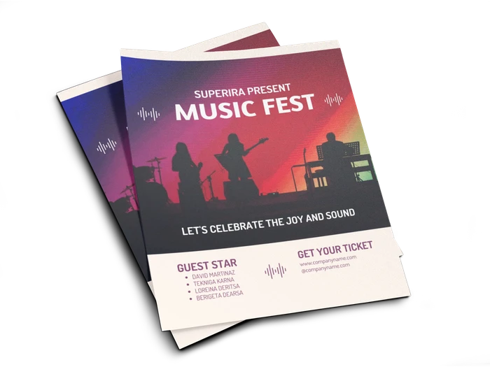 music flyer templates