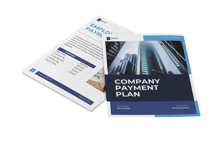 payment plan templates