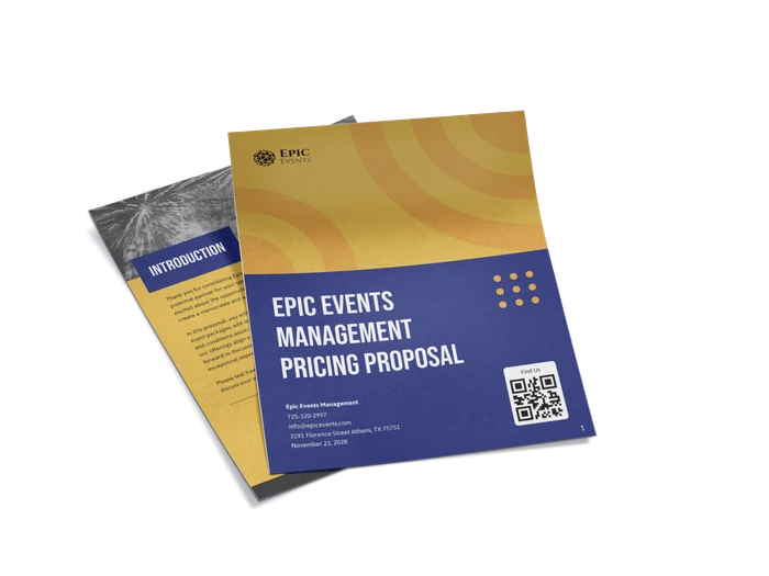 price proposal templates