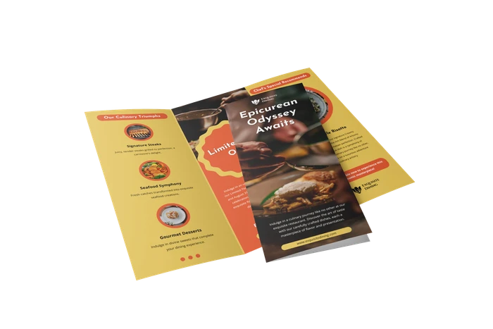 restaurant brochure templates