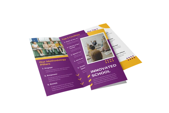 school brochure templates