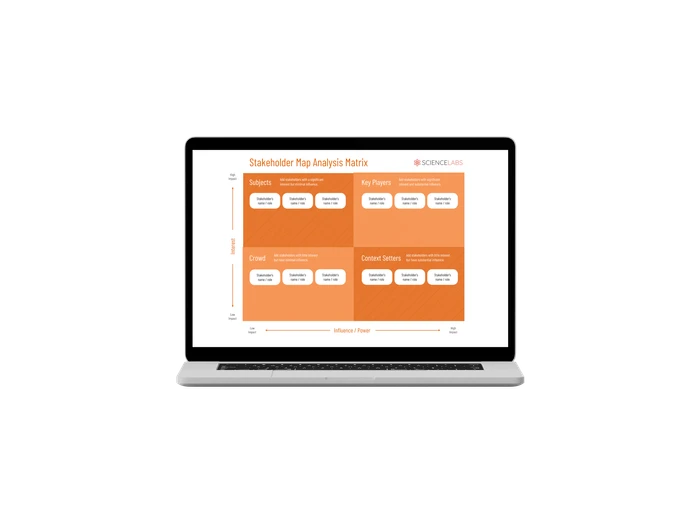 stakeholder map diagram templates 