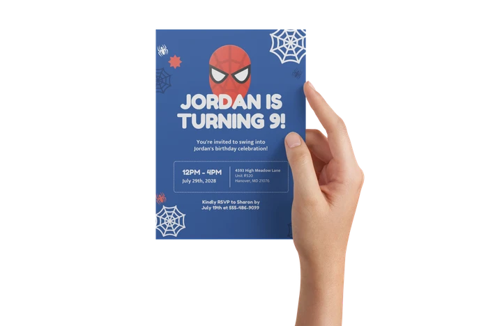 superhero invitation templates