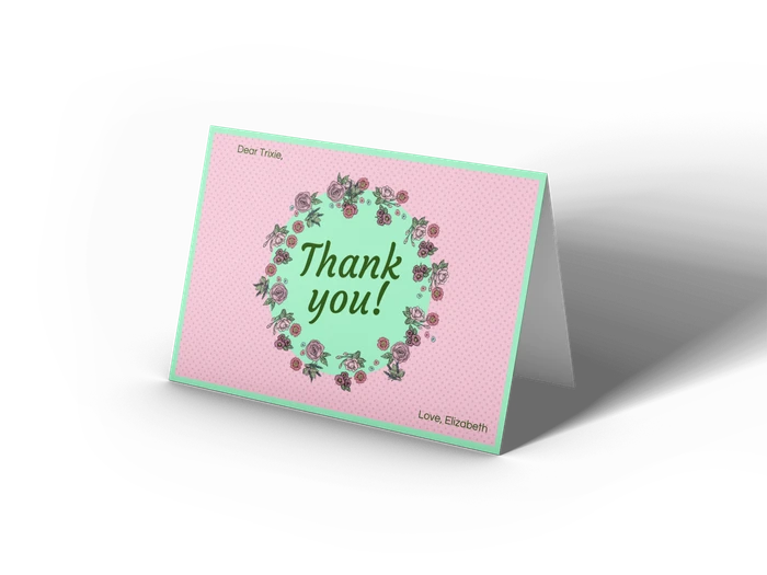 thank you card templates