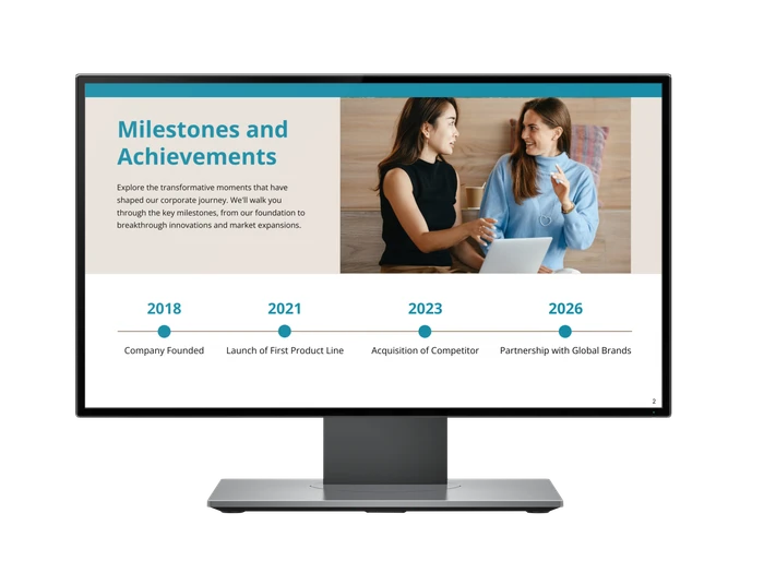 timeline presentation templates