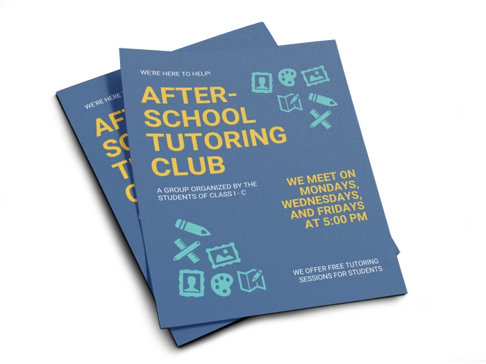 tutor flyer templates