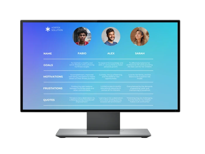 user persona presentation templates