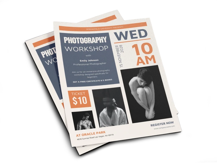 workshop flyer templates