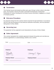 Security Guard Employment Contract Template - Page 3