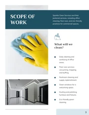 Janitorial Business Proposal Template - Page 3