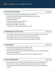 Live-In Caregiver Contract Template - Page 2