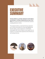 Travel Agency Proposal Template - Page 2