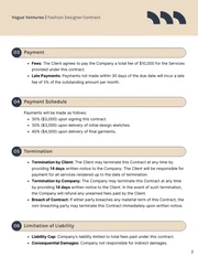 Fashion Designer Contract Template - Page 2