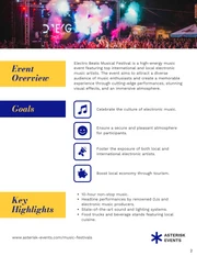 Yellow and Blue Music Event Proposal - Page 2