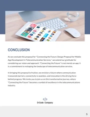 Mobile App Development Proposal (for telecom apps) - Page 5