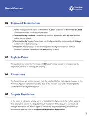 Property Rental Contract Template - Page 3