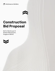 Bid Proposal Template - Page 1