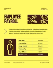 Yellow And Brown Icons Budget Plan - Page 2