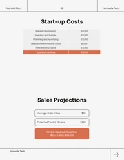 Light Grey and Orange Minimalist Financial Plans - Page 3