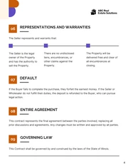 Wholesale Real Estate Contract Template - Page 4