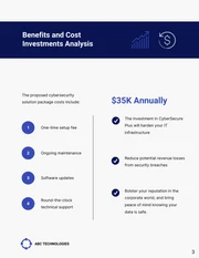 Blue Grey Modern Technology Sales Proposal - Page 3