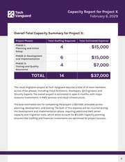 Capacity Report Template - Page 3