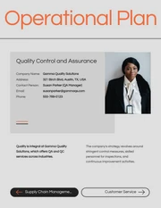 Modern Clean Orange Operational Plan - Page 4