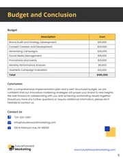 Marketing Agency Proposal Template - Page 5