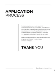 Black And White Minimalist Design Job Proposal - Page 5