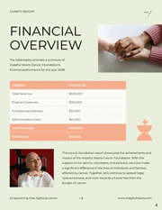 Black Orange and Tosca Annual Charity Report - Page 4