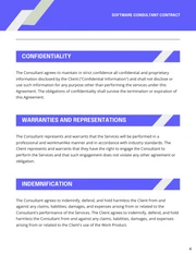 Software Consultant Contract Template - Page 4