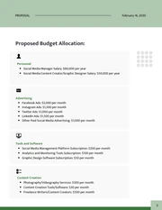 Social Media Budget Allocation Proposal - Page 3